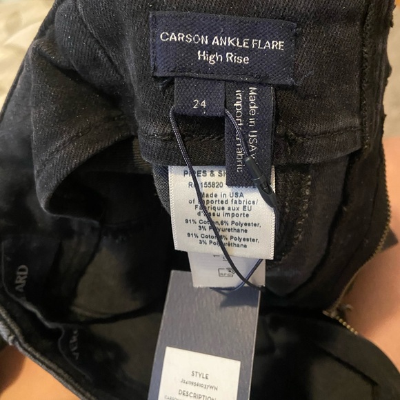 Veronica Beard Black Flare Jeans - Picture 4 of 6